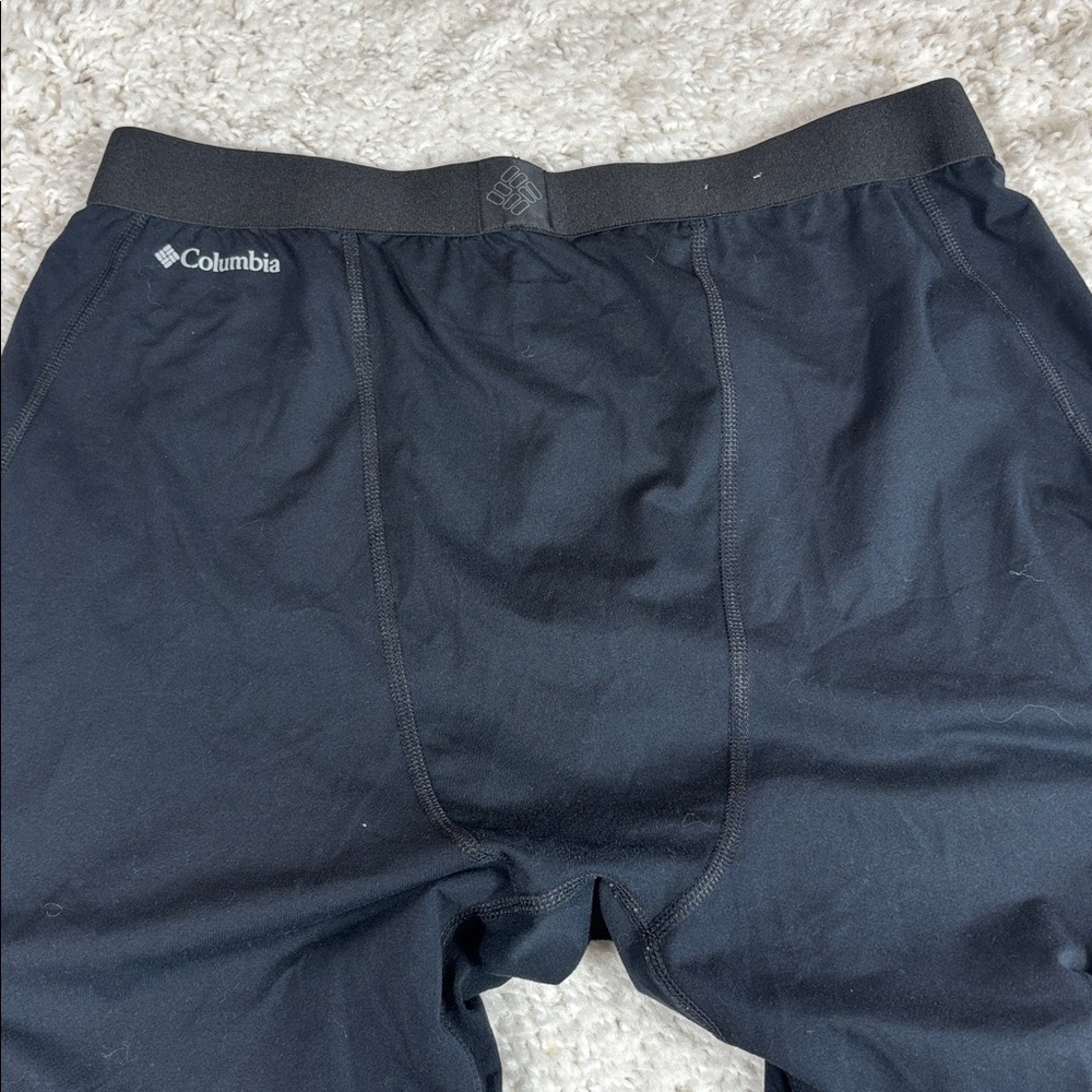 Columbia Omni-Heat Thermal Base Layer Pants Mens XL Black Performance - Picture 3 of 9
